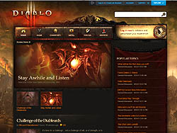 画像ギャラリー No.002のサムネイル画像 / 「Diablo III」のコミュニティサイトがオープン。なぜかBlizzardでブームになっているらしい「髭コンテスト」も開催