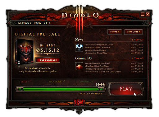 画像ギャラリー No.003のサムネイル画像 / 「Diablo III」がついにリリース。「Starter Edition」でレベル13までの無料プレイも可能に