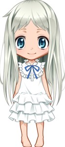 画像ギャラリー No.002のサムネイル画像 / ハンゲームの「アバターPure」に，「あの日見た花の名前を僕達はまだ知らない。」のキャラクターが登場