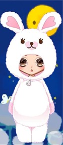 画像ギャラリー No.002のサムネイル画像 / ハンゲームの「アバターPure」が「うさぎのモフィ」とコラボ。限定アバター登場