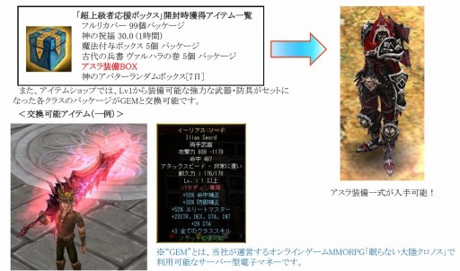画像ギャラリー No.002のサムネイル画像 / 「眠らない大陸クロノス」獲得経験値20倍の新サーバー「イーリアス」がオープン