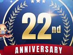 「眠らない大陸クロノス」サービス22周年記念イベントを開始。新たな常設コンテンツ「闇の騎士団」「未知の川」を実装