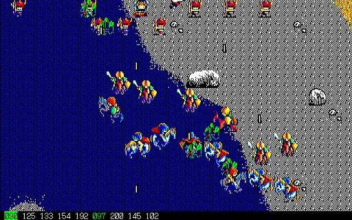画像ギャラリー No.002のサムネイル画像 / 「DUEL98(PC-9801版)」,プロジェクトEGGで本日配信。1989年に呉ソフトウエア工房からリリースされた多彩な戦術を楽しめるSLG