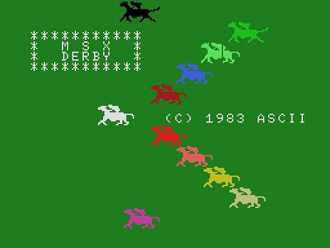 画像ギャラリー No.007のサムネイル画像 / 名作競馬ゲーム「MSXダービー（MSX版）」プロジェクトEGGで配信開始。3000円の資金を使って7レースの予想に挑戦