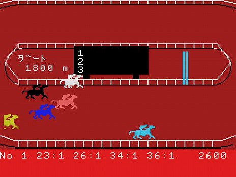 画像ギャラリー No.008のサムネイル画像 / 名作競馬ゲーム「MSXダービー（MSX版）」プロジェクトEGGで配信開始。3000円の資金を使って7レースの予想に挑戦