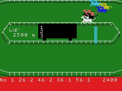 画像ギャラリー No.009のサムネイル画像 / 名作競馬ゲーム「MSXダービー（MSX版）」プロジェクトEGGで配信開始。3000円の資金を使って7レースの予想に挑戦