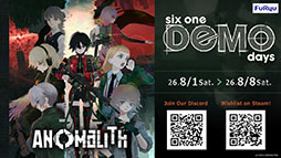 画像ギャラリー No.002のサムネイル画像 / 「アノマリス／ANOMALITH」「クライムライト／CRYMELIGHT」，8月1日にSteamでスタートする「Six One Demo Days」に出展決定