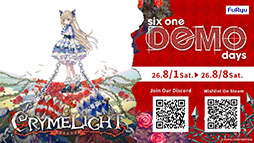 画像ギャラリー No.003のサムネイル画像 / 「アノマリス／ANOMALITH」「クライムライト／CRYMELIGHT」，8月1日にSteamでスタートする「Six One Demo Days」に出展決定