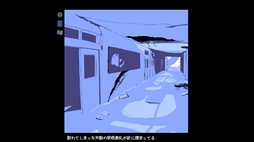 画像ギャラリー No.004のサムネイル画像 / 海の底に沈んでしまった島を舞台にしたポイント＆クリックADV「水彩画は水底に沈む」，Steamで配信開始。少女2人の旅を手助けする