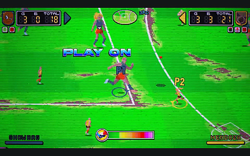 画像ギャラリー No.006のサムネイル画像 / スポーツ×ローグライトで笑いを生む「Pro Jank Footy」。点数を盗む，選手巨大化，突如ブルースクリーンなど試合はカオス［BitSummit］