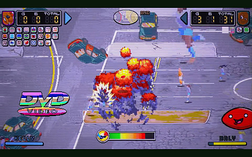 画像ギャラリー No.008のサムネイル画像 / スポーツ×ローグライトで笑いを生む「Pro Jank Footy」。点数を盗む，選手巨大化，突如ブルースクリーンなど試合はカオス［BitSummit］