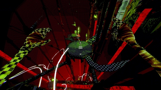 画像ギャラリー No.004のサムネイル画像 / シュールでイカれた3Dプラットフォーマー「Grindset T.V.」，グラインドやウォールランを駆使したスピードランを満喫できるプラットフォームACT［BitSummit］
