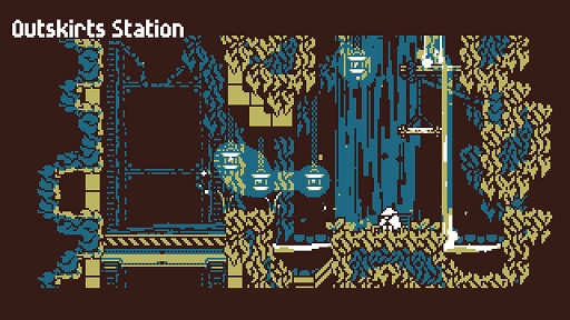 画像ギャラリー No.003のサムネイル画像 / 「City of None」プレイレポート。「Celeste」クリエイターたちの新作は，モノトーンのドット絵が美しい探索型アクション［BitSummit］