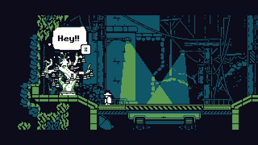 画像ギャラリー No.008のサムネイル画像 / 「City of None」プレイレポート。「Celeste」クリエイターたちの新作は，モノトーンのドット絵が美しい探索型アクション［BitSummit］