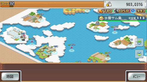 画像ギャラリー No.005のサムネイル画像 / 空に浮かぶ島々を巡る冒険に挑むシミュレーションRPG「飛空艇クエスト島」，PC版をSteamで6月1日配信