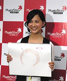 画像ギャラリー No.001のサムネイル画像 / 「メイプルストーリー」5周年イベントで，谷村美月さんが1日GM