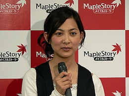 画像ギャラリー No.025のサムネイル画像 / 「メイプルストーリー」5周年イベントで，谷村美月さんが1日GM