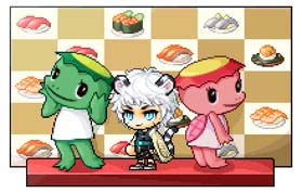 画像ギャラリー No.005のサムネイル画像 / 「メイプルストーリー」＆「メイプルストーリーM」，1月26日から「かっぱ寿司」とのコラボキャンペーンを実施