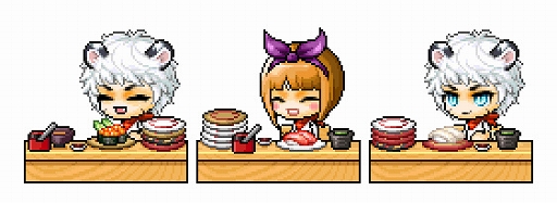 画像ギャラリー No.012のサムネイル画像 / 「メイプルストーリー」とかっぱ寿司のコラボが本日スタート。店舗にてコラボメニューの販売とゲーム内コラボアイテム配布を実施