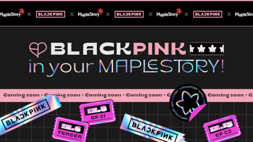 画像ギャラリー No.002のサムネイル画像 / 「メイプルストーリー」が「BLACKPINK」とコラボ。ティザー動画を本日公開