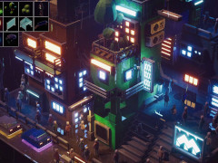 ムード満点のサイバーパンクな街並みが作れるジオラマ制作ゲーム「Midnight Moments」，プレイテストを実施中