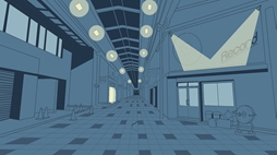 画像ギャラリー No.002のサムネイル画像 / 深夜に散歩をする配信者として，夜の街を歩く。ポイント＆クリックADV「うつらうつらとつつうらうらと」，序盤を遊べるデモ版を公開