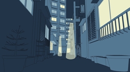 画像ギャラリー No.003のサムネイル画像 / 深夜に散歩をする配信者として，夜の街を歩く。ポイント＆クリックADV「うつらうつらとつつうらうらと」，序盤を遊べるデモ版を公開