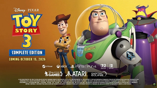画像ギャラリー No.007のサムネイル画像 / トイ・ストーリーのゲームを1つにまとめた「Toy Story: Retro Roundup!」と,「Toy Story 3 Complete Edition」が10月15日に発売決定
