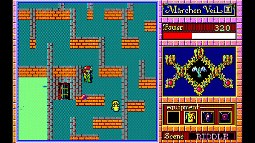画像ギャラリー No.004のサムネイル画像 / 「EGGコンソール メルヘンヴェールII PC-9801」本日配信。醜い姿へと変えられてしまった湖の王子の冒険を描くアクションRPG