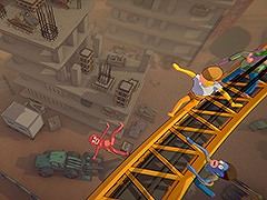 「Friendly Steps」のデモがSteamで公開に。ロープで体をつないだ酔っぱらいたちが帰宅を目指すアクションゲーム