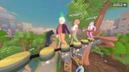 画像ギャラリー No.005のサムネイル画像 / 友情が試される協力型アクション「Friendly Steps」,Steamでリリース。ロープで互いの身体をつなぎ,最大4人の酔っ払いたちが帰宅を目指す