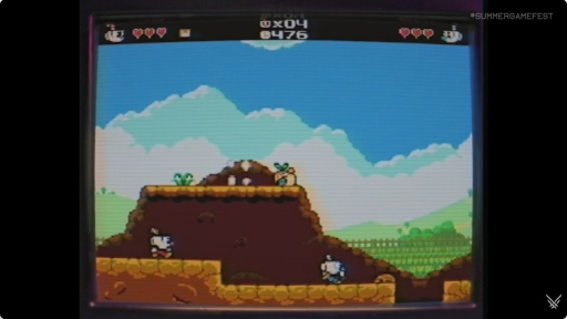 画像ギャラリー No.003のサムネイル画像 / 「MiGHTY CUPHEAD Adventure」が発表に。8ビット風のグラフィックスを採用した高速プラットフォームシューター
