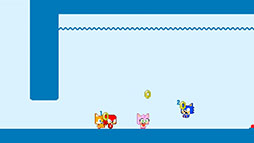 画像ギャラリー No.004のサムネイル画像 / 声を掛け合わずにクリアしてしまった――「SONIC PICO PARK」をSGF会場でプレイ