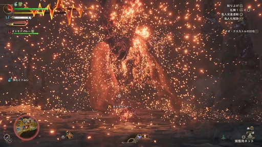画像ギャラリー No.010のサムネイル画像 / 「モンスターハンターワイルズ:アセンダンス」TGS2026出展バージョンを先行プレイ。新装備「ブーストブレイサー」を駆使し,噴衝鳥アラケータと炎王龍テオ・テスカトルに挑む