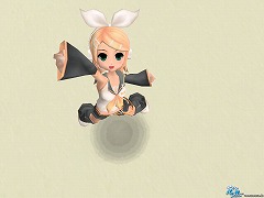 画像ギャラリー No.005のサムネイル画像 / ミクに続いてリンも! 6月5日,「パンヤ」に「鏡音リン」衣装が登場