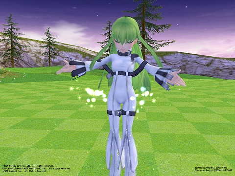 画像ギャラリー No.001のサムネイル画像 / 結ぶぞ，その契約！　「パンヤ」でコードギアス「ゼロ」「C.C.」の衣装を明日実装