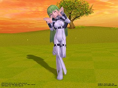 画像ギャラリー No.014のサムネイル画像 / 契約，結びました。「パンヤ」，「コードギアス」コラボの「ゼロ」「C.C.」衣装を本日実装