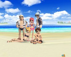 画像ギャラリー No.002のサムネイル画像 / 「スカッとゴルフ パンヤ」ガチャッとポンタに夏恒例の新作水着が登場。装備アイテム「スイカ頭」がもらえるキャンペーンも開催