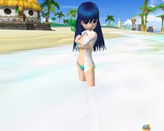 画像ギャラリー No.004のサムネイル画像 / 「スカッとゴルフ パンヤ」ガチャッとポンタに夏恒例の新作水着が登場。装備アイテム「スイカ頭」がもらえるキャンペーンも開催