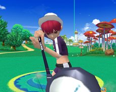 画像ギャラリー No.006のサムネイル画像 / 「スカッとゴルフ パンヤ」ガチャッとポンタに夏恒例の新作水着が登場。装備アイテム「スイカ頭」がもらえるキャンペーンも開催