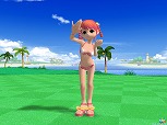 画像ギャラリー No.003のサムネイル画像 / 「スカッとゴルフ パンヤ」，夏恒例の新作水着がガチャッとポンタに登場。スピカの水着姿が初披露に