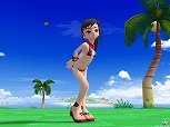 画像ギャラリー No.007のサムネイル画像 / 「スカッとゴルフ パンヤ」，夏恒例の新作水着がガチャッとポンタに登場。スピカの水着姿が初披露に