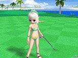 画像ギャラリー No.011のサムネイル画像 / 「スカッとゴルフ パンヤ」，夏恒例の新作水着がガチャッとポンタに登場。スピカの水着姿が初披露に