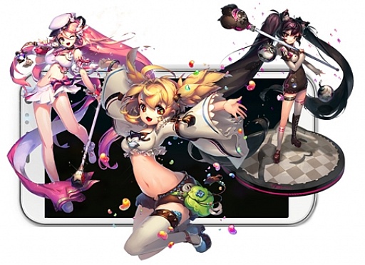 画像ギャラリー No.036のサムネイル画像 / スマホ向けゴルフゲーム「パンヤ モバイル(仮題)」が2015年に登場。舞台となるのはPC版「スカッとゴルフ パンヤ」の数年後の世界