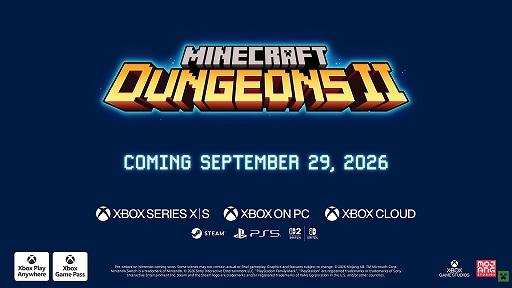 画像ギャラリー No.001のサムネイル画像 / 「Minecraft Dungeons II」，新たな要素や前作から進化したシステムを紹介する最新トレイラーを公開