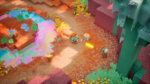 画像ギャラリー No.003のサムネイル画像 / 9月29日発売の「Minecraft Dungeons II」を開発陣と体験。約15年ぶりに登場する新ディメンション「シフト」(Sift)を4人協力プレイで飛び回ってきた