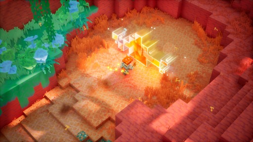 画像ギャラリー No.006のサムネイル画像 / 9月29日発売の「Minecraft Dungeons II」を開発陣と体験。約15年ぶりに登場する新ディメンション「シフト」(Sift)を4人協力プレイで飛び回ってきた