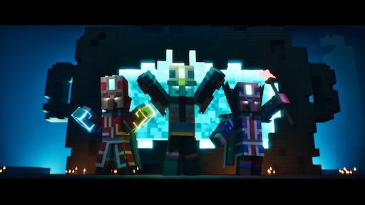 画像ギャラリー No.018のサムネイル画像 / 9月29日発売の「Minecraft Dungeons II」を開発陣と体験。約15年ぶりに登場する新ディメンション「シフト」(Sift)を4人協力プレイで飛び回ってきた
