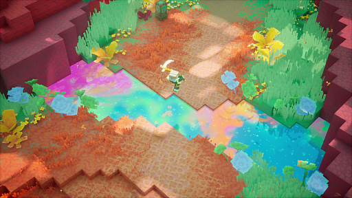 画像ギャラリー No.021のサムネイル画像 / 9月29日発売の「Minecraft Dungeons II」を開発陣と体験。約15年ぶりに登場する新ディメンション「シフト」(Sift)を4人協力プレイで飛び回ってきた