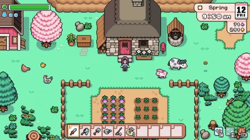 画像ギャラリー No.029のサムネイル画像 / 魔法の力で理想の農場を作り上げていくライフシムRPG「Fields of Mistria」，バージョン1.0が8月5日にリリース決定。日本語にも対応予定